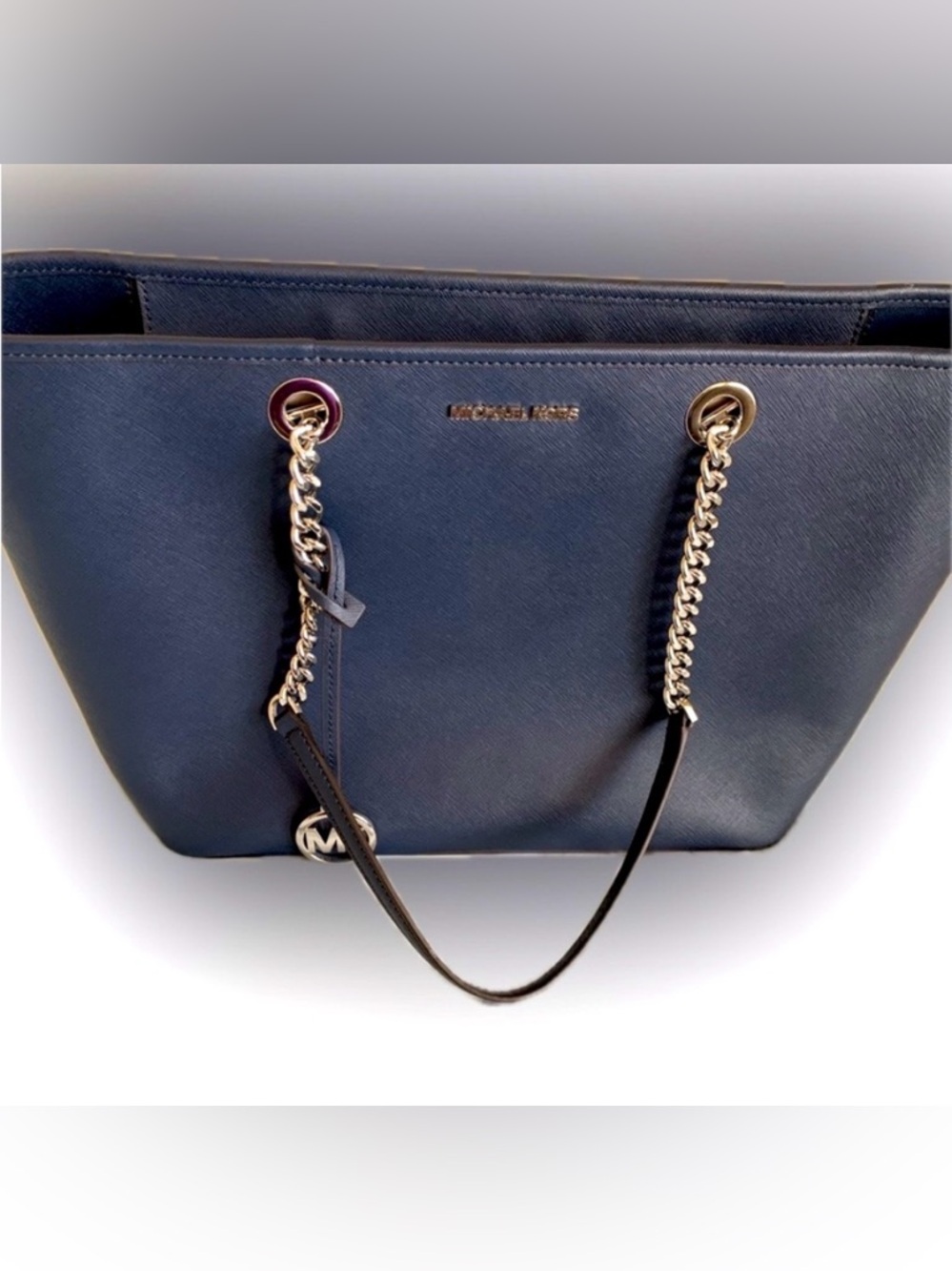 Michael Kors Navy Blue Tote Bag